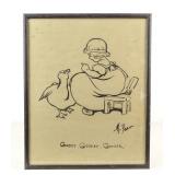 Illustration Signed Fanini