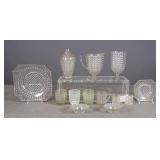 Hobnail Glass Lot