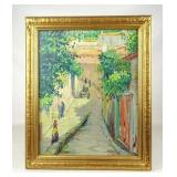 Painting: Impressionist Street Scene