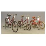 Lot of 3 Child's Bicycles