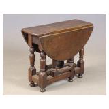 Jacobean Style Dropleaf Table