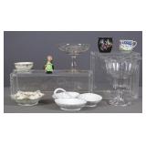 Glass and Porcelains Lot