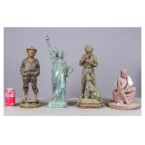 Cast Metal Sculpture Lot