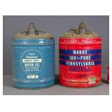 Wards Oil Tins