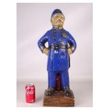 Plaster Policeman Figure