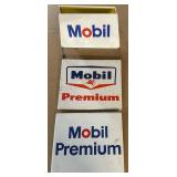 Three Mobil Signs