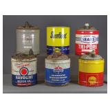 Oil Tins Lot