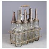 Oil Bottles in Carrier