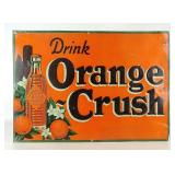 Orange Crush Tin Sign