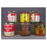 Oil Tins Lot