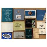 1940's - 1960's Cadillac sales catalogs and manual