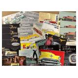 1950's US sales brochures and manuals
