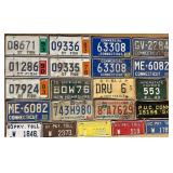 Various License Plates