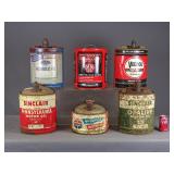 Oil Tins Lot