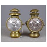 Brass Lamp Pair
