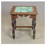 1920's Tile Top Table
