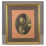 Print Portrait of King Farouk I of Egypt