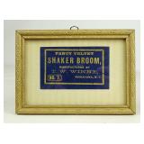 Shaker Broom Label