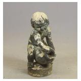 Poured Stone Garden Figure
