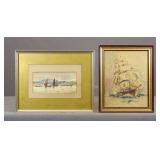 Two Watercolors
