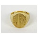 Tiffany Gold Men's Signet Ring