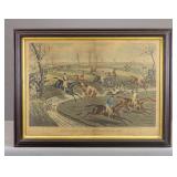 19th c. English Horse Racing Print