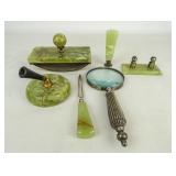 Alabaster Desk Set
