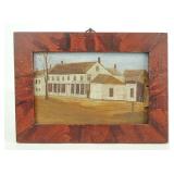 Painting: 19th c. Landscape with Buildings