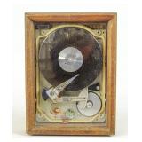 Framed Record Player Diorama