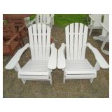 Pair of Adirondack Chairs