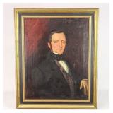 Painting: 19th c. Portrait of a Gentleman