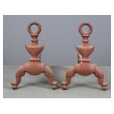 19th c. Andirons