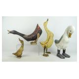 Folk Art Wooden Ducks