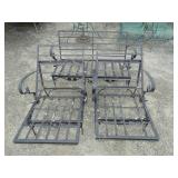 Wrought Iron Settee & Chairs