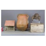 Large Redware Jar Lot