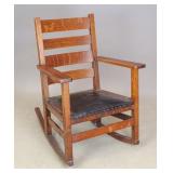 Mission Oak Rocking Chair