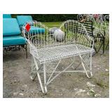 Wrought Iron Bench