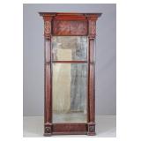 19th c. Labeled New York Federal Mirror