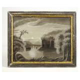 19th c. Sandpaper Drawing