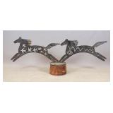Metal Horse Sculpture