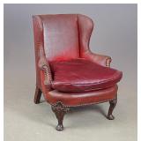 Chippendale Style Wing Chair