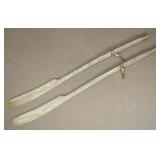 Pair Early Boat Oars