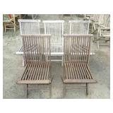 Set of Teak Chairs