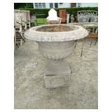 Poured Stone Urn