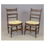 Pair 19th c. Chairs