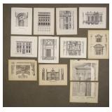 Architectural Print Lot