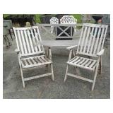 Teak Bench Lot