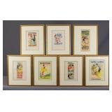 Set of French Prints