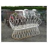Wrought Iron Bench