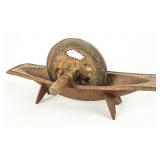 19th c. Crescent Shaped Herb Grinder
